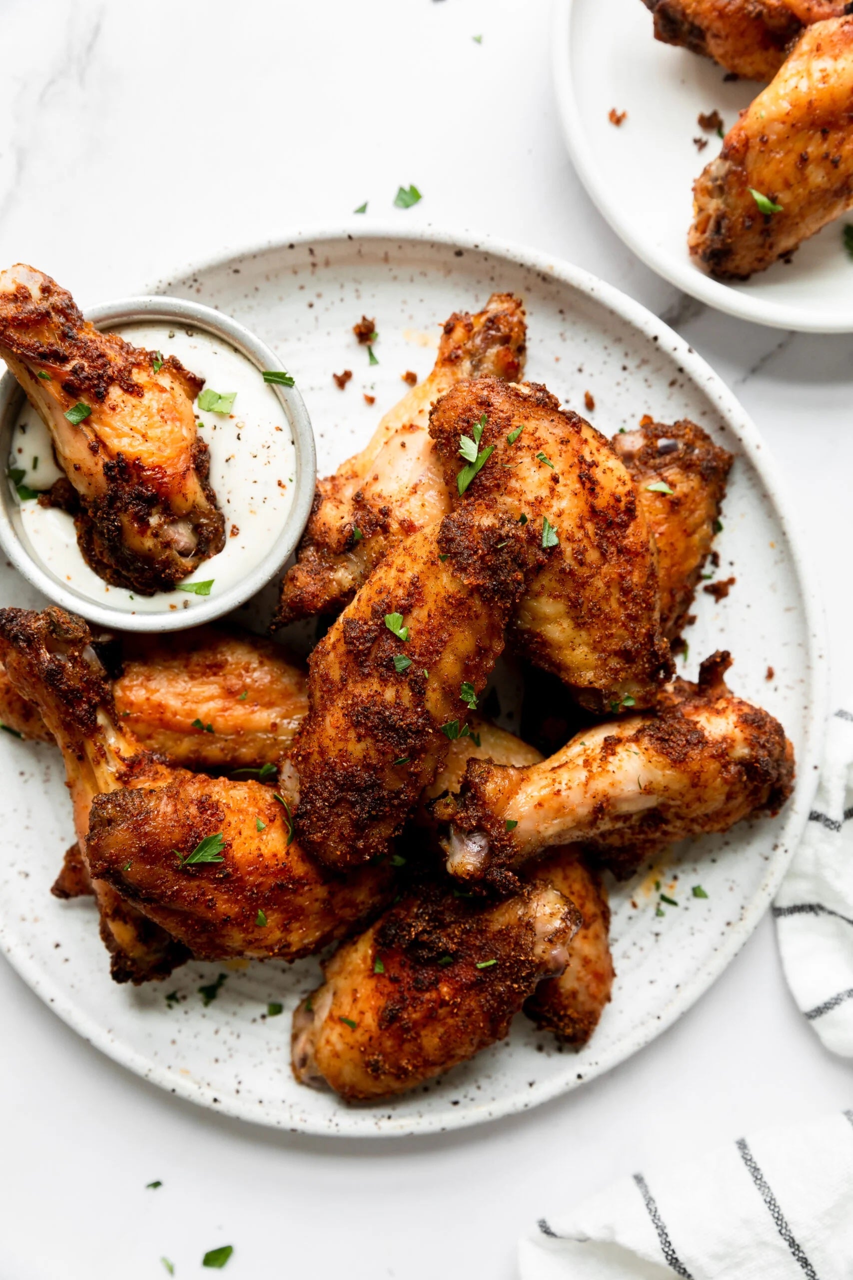 Chicken wings made with Instant Birria powder by The Birria Queen
