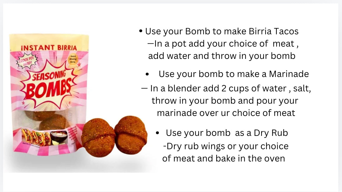 How to use a Birria Bomb Birria recipe