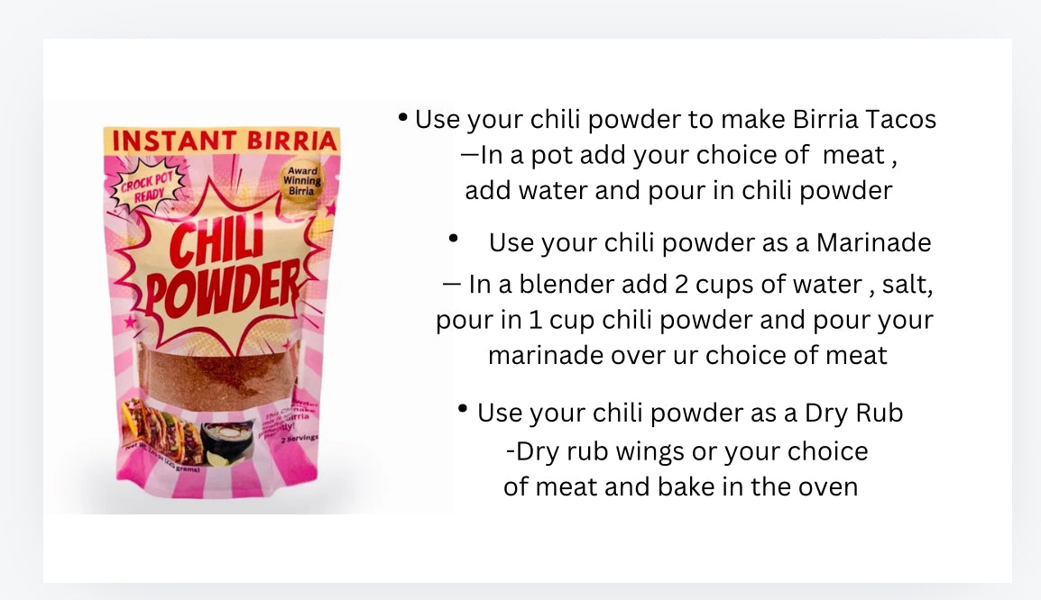 Birria Seasoning - Chili Powder